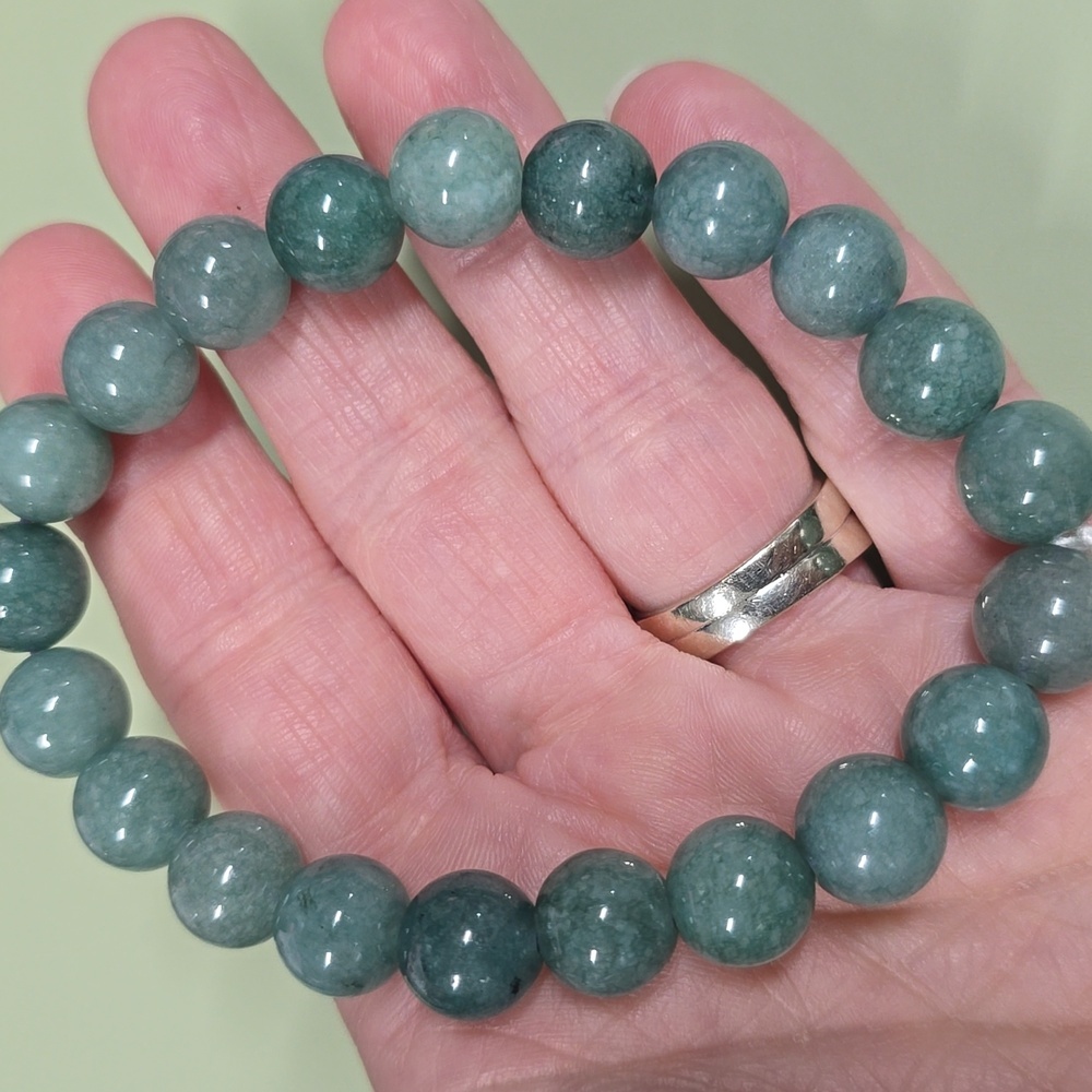 10mm Natural Jade Bracelet